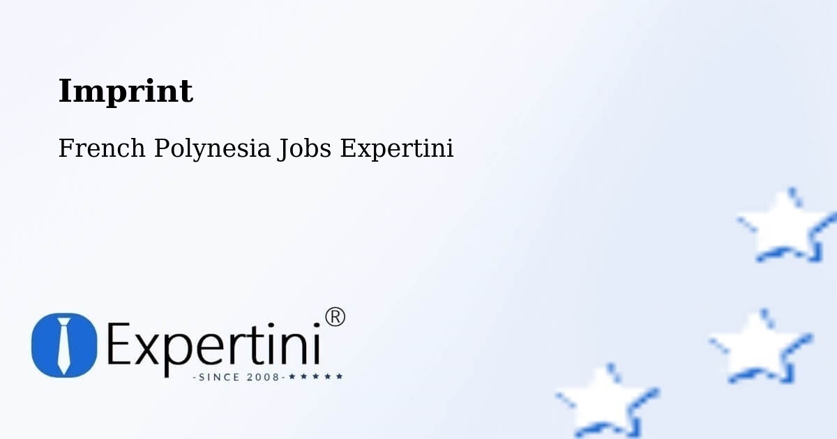 Imprint – Aoua - French Polynesia Jobs Expertini